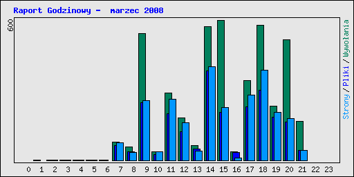 Raport Godzinowy -  marzec 2008